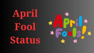 April Fool Status In Hindi image