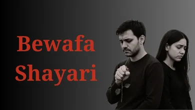 Bewafa Shayari In Hindi, बेवफा शायरी दिल टूटने वाली,